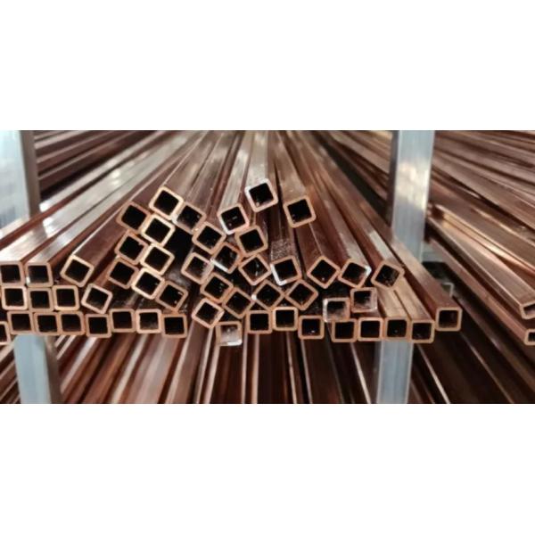 Soldadura inconsútil de DELLOK alrededor del tubo de cobre amarillo del cobre de la pulgada C1220 C2400 del tubo 6