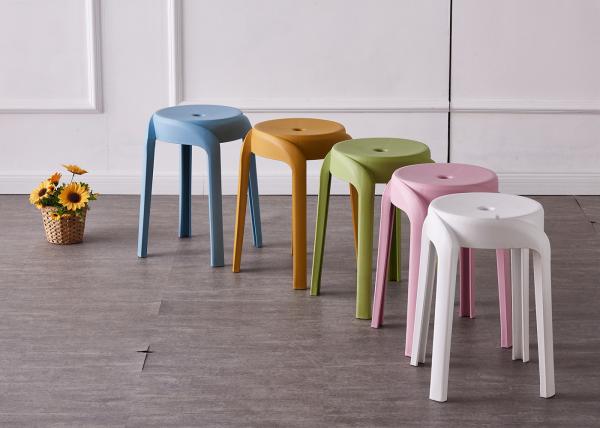 Stackable 4pcs/Ctn Modern White Plastic Dining Chairs