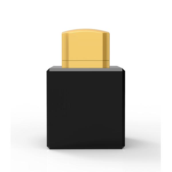 Cubra con cinc el metal de lujo del chapado en oro de la cápsula de perfume de la aleación que pone letras al logotipo modificado para requisitos particulares