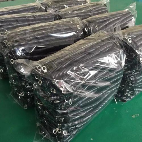 Big quantity exporting black PU spiral string coil tether cordsused to anchor a tools