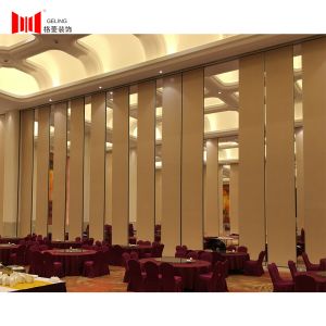 100mm Yellow Foldable Partition Wall For Meeting Room OEM ODM