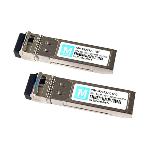 10G SFP BIDI LC Interface DDMI Optical Transceiver 10km 1270nm/1330nm WDM LC Connector 10G LR Single Mode Fiber Module