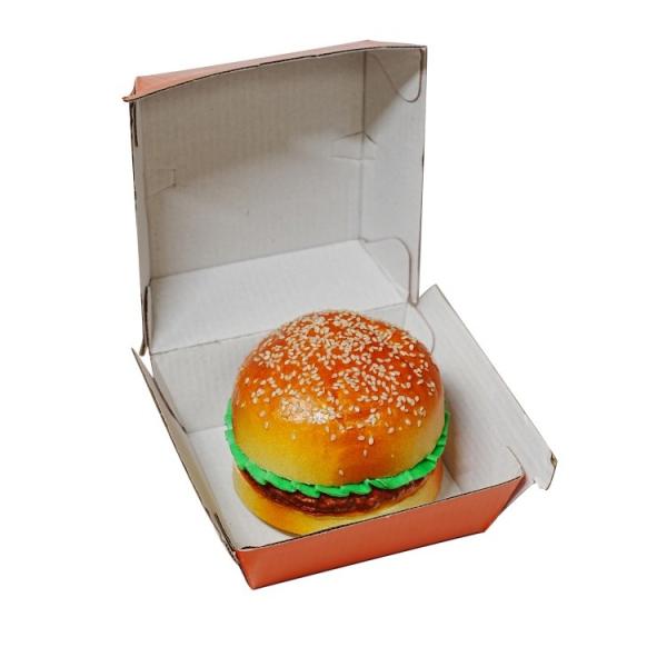 Vente à chaud Emballage de plusieurs tailles Logo personnalisé Cartons en papier Kraft Burger imprimés