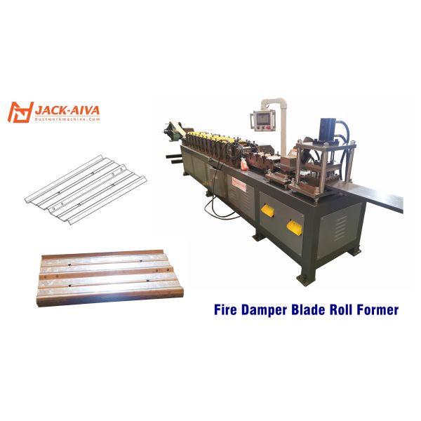 HVAC VCD Damper Frame & Aerofoil Blade Roll Forming Machine | Fire Damper Production Line