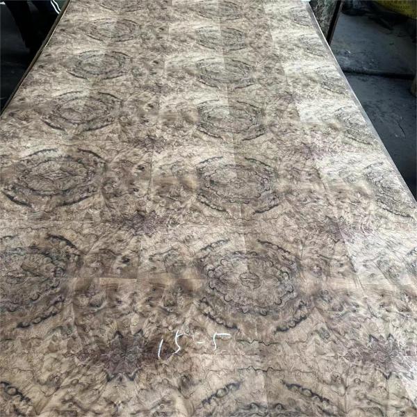 Фабричная цена 4 * 8 футов высокий конец черный грецкий орех Burl деревянный фанера мебель Стенные панели Дверь деревянная фанера