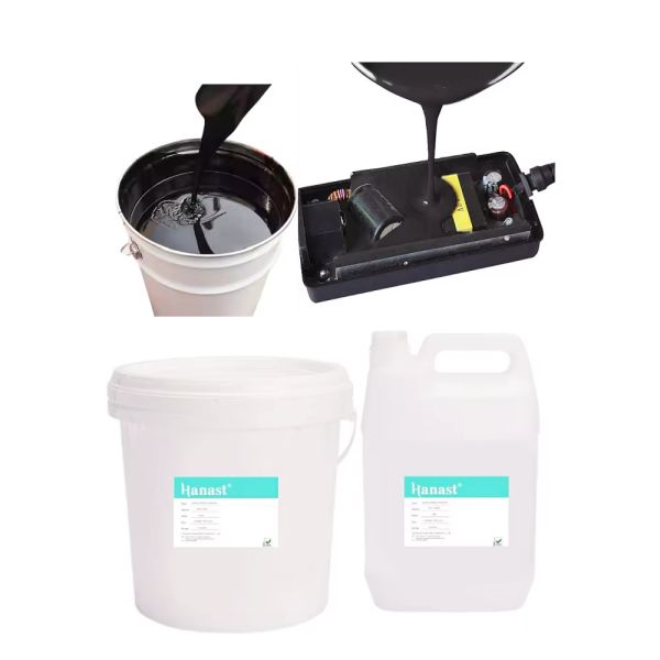 Black Epoxy Potting Compound For Power Module 5:1 High-Voltage Resistance Epoxy Resin AB Glue
