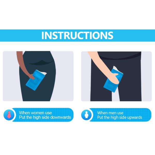 Disposable Urine Bags, Pack Travel Pee Bags, Unisex Urinal Bag Vomit Bags Travel Traffic Jam Emergency Portable