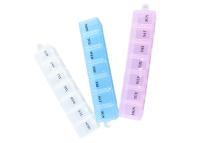 Boîte de stockage hebdomadaire matérielle de médecine de grande capacité 11.2ML/Grid de pilulier de pp