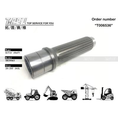 Sturdy Steel SK250-6 Excavator Hydraulic Motor Shaft / Excavator Hydraulic Oil LQ15V00007S042