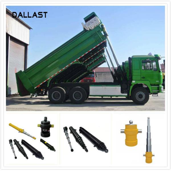 Movimiento largo Ram Telescopic Lifting Welded Industrial hidráulico Dumpx