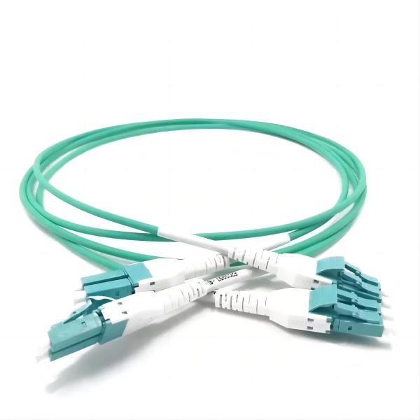 Duplex 3.0mm 2.0mm  PVC LSZH LC PC Multimode  OM3  Polarity Switchable Uniboot