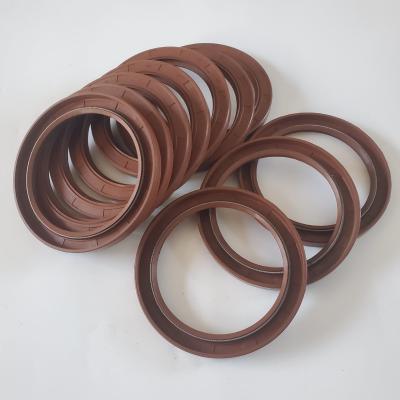 Oil Resistant Custom Silicone Rubber Parts , Double Lip TC Shaft Oil Seal
