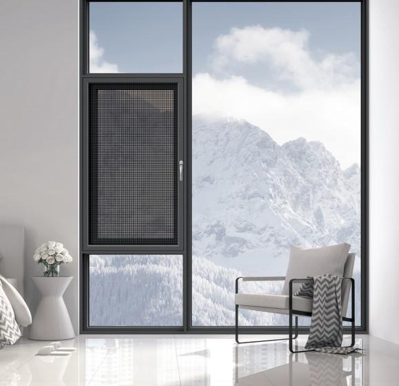SZG Casement Open Aluminum Swing Window With Stainless Steel Hardware