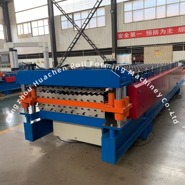 Professional 380V Double Layer Roll Forming Machine with 15m/min Speed for 0.3-0.6mm Wall Panels