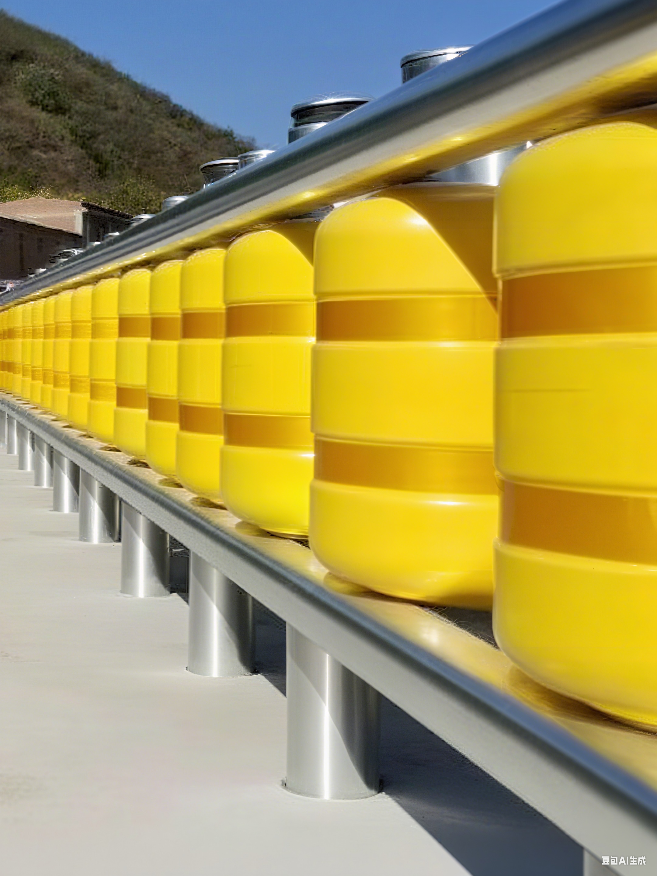 ROADSAFE Barrier High-Strength Rotating Roller Guardrail – Impact Absorbing Highway Safety System | Popular in KSA