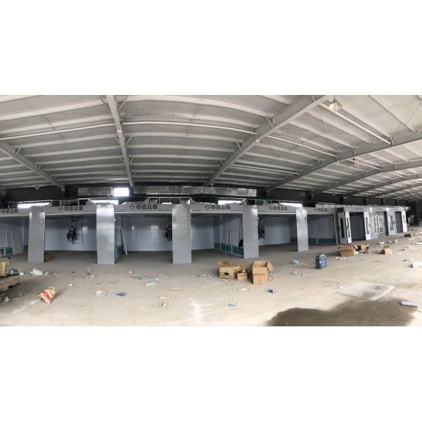 Paint Spraying Central Dust Extraction Equipment 11KW Big Hose 75mm / 110mm Diameter