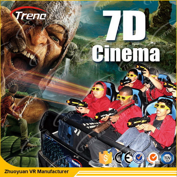 Salle de cinéma étonnante 6/8 sièges du jeu 7D de tir avec l'audio des 5,1