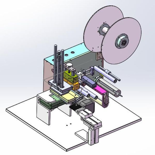 Factory Direct Semi Automatic Flat Bottles Labeling Machine for Cleansers Shampoos Essential Oils Label Applicator