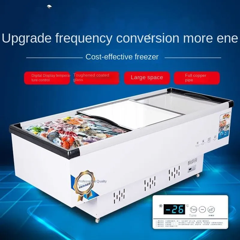 Supermarket Wholesale Commercial Combination Island Freezer Chest Refrigeration Equipment Freezers