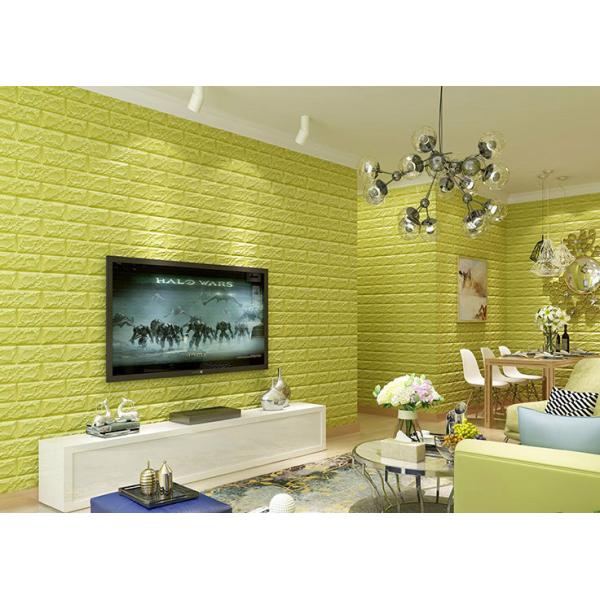 DIY Papers peints en mousse EVA auto-adhésif Auto-adhésif 3D Stickers muraux en brique pour la décoration moderne du salon et fond de télévision imperméable