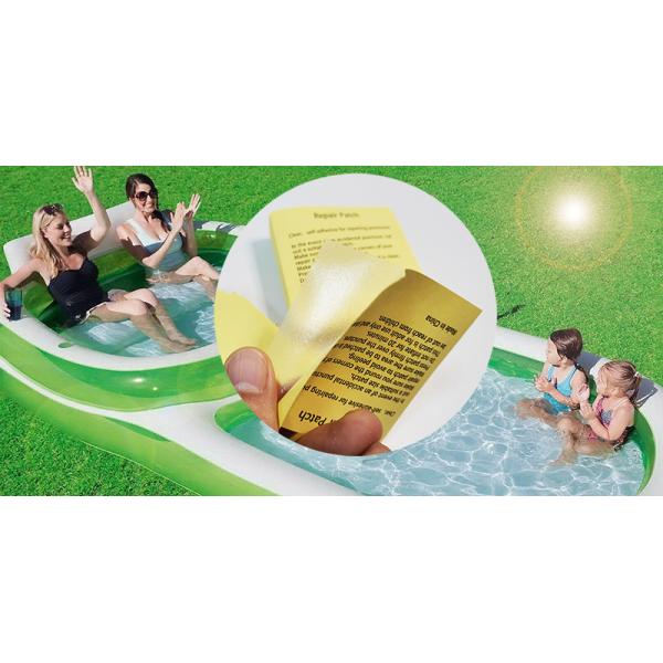 Заплата винила собственной личности фильма PVC слипчивая заплаты ремонта бассейна 6 x 6cm