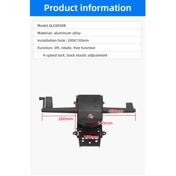 Mecanismo de silla de oficina de aleación de aluminio de hogar asiento ajustable ergonómico estilo moderno