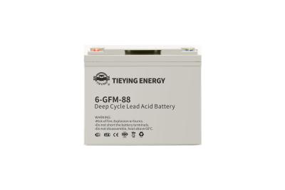 Batterie au plomb pour véhicule de nettoyage 6-GFM-88Ah 12V 24+-0,5 kg Poids