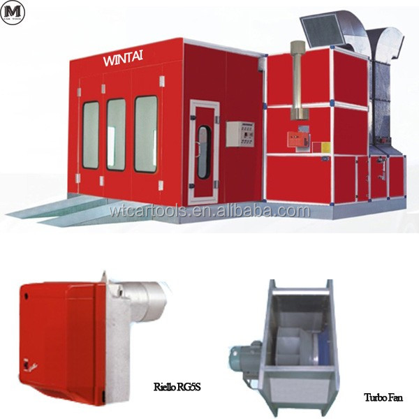 NM Disc Dia. Stand européen de peinture automobile avec lumières LED et homologation CE