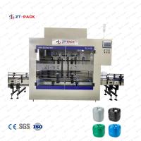Máquina de enchimento corrosiva plástica automática do HCL do descorante dos líquidos 5L 10L 20L do PVC do enchimento ácido do cilindro