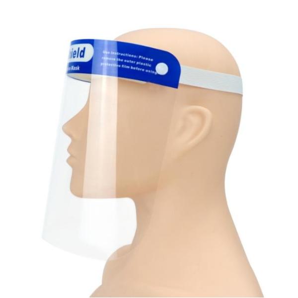 Reusable Safety Face Shield , Protective Face Shield OEM Available No Smells