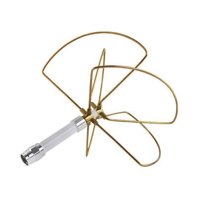 Antenne en fibre de verre à quatre feuilles de trèfle pour anti-UAV