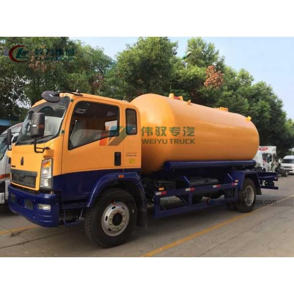 Тележка HOWO 10cbm LPG Bobtail с измерителем прокачки тома refilling топливозаправщик газа