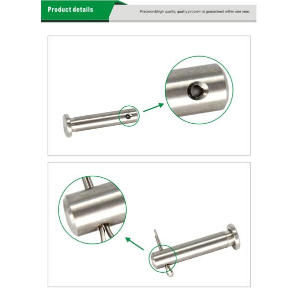 Custom Made Steel Metal Fasteners Stepped Type For Industrial Packaging Machinery