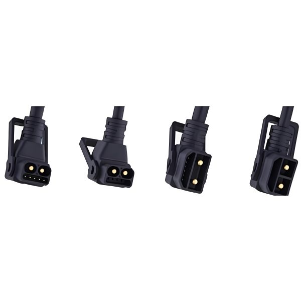 ND2+5 / ND2+6 Lithium Battery Charger, New Energy Battery Electric Vehicle IP67 Waterproof Connector