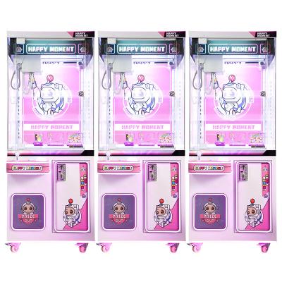 Pink Kids Toy Game Gift Doll Vending Kit Plush Toys Arcade Claw Machine For Home Kid