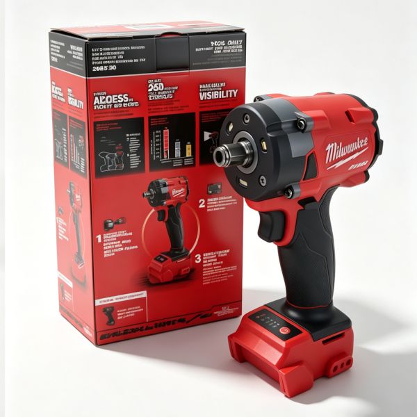 18v 1/2in Milwaukee Electric Wrench 500W Impact Power Wrench