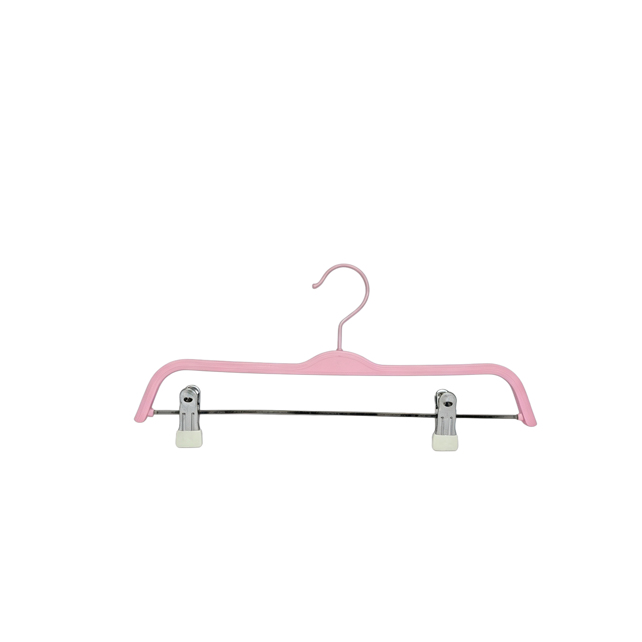 Multi-colored plastic trouser hanger with customizable logo printing and 36cm