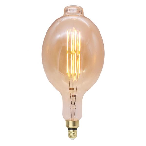 Bt180 Warm White Globe Filament Bulb 8w Led Lamp E27 Filament 2200k