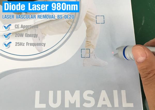 Portable High Frequency 980nm Diode Laser Machine For Skin Tags Removal