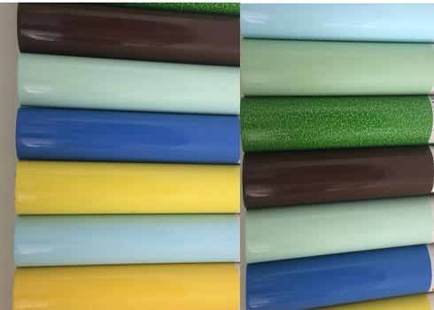Durable Powder Coating For Aluminium , Epoxy Polyester Metallic Purple Powder Coat