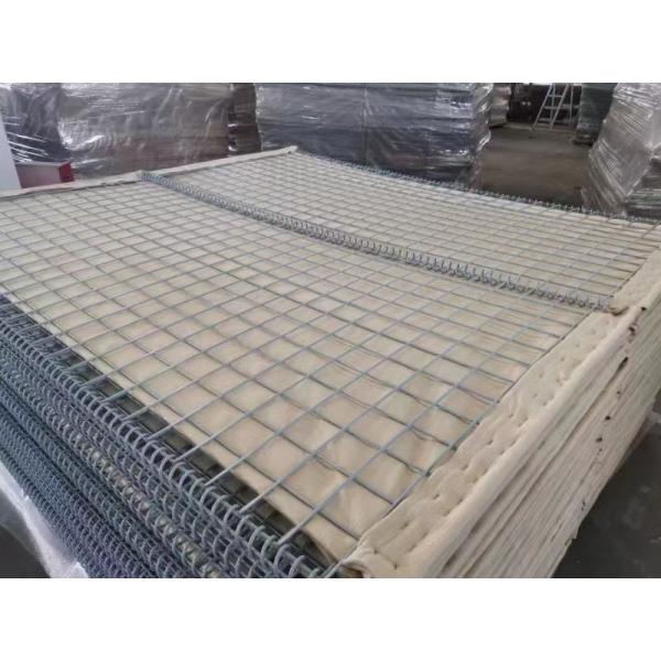 Resistance Square Gabion Mesh Made of Sand-Filled Stone for Explosion-Proof Enclosure