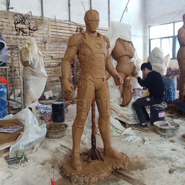 Marvel Avengers Iron Man Sculpture Resin Life Size Mark 43 Statue Home Decoration