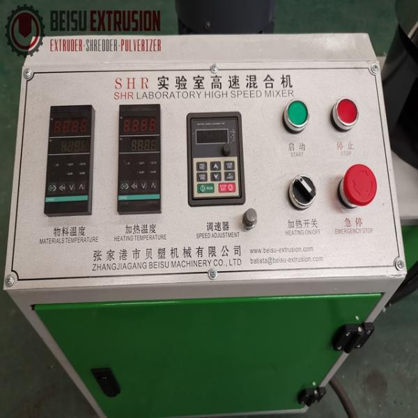 Изготовитель машины смесителя оборудования лаборатории SHR-10/25/50 BEISU PVC/PE/PP