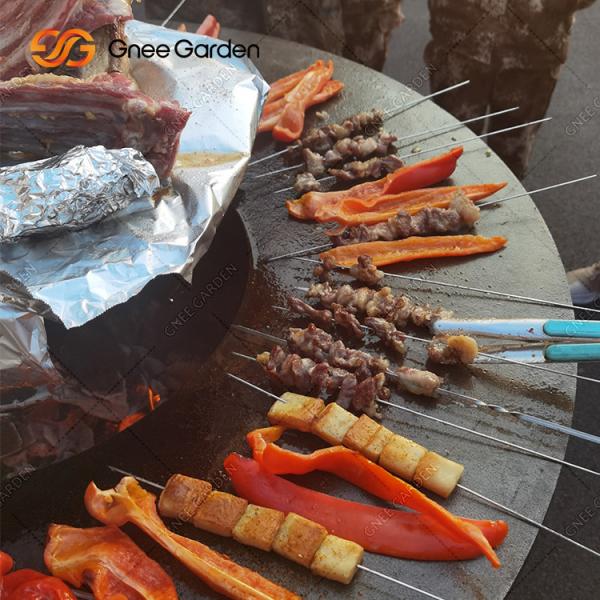 Garden Rust Corten Steel Outdoor Cooking Grills Fire Pit BBQ Grill Packaging Services