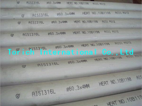 General Purpose Seamless Circular Stainless Steel Tubes Approved ISO 9001