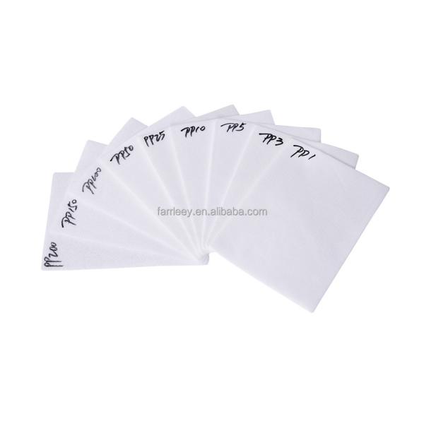 Polyester Nonwoven Needle Felt Filter Cloth Material Customized