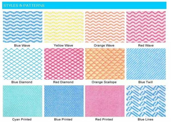 Eco Friendly Kitchen Cleaning Towels Nonwoven Dish Cloth Roll Disposable Washable Kitchen Cloths
