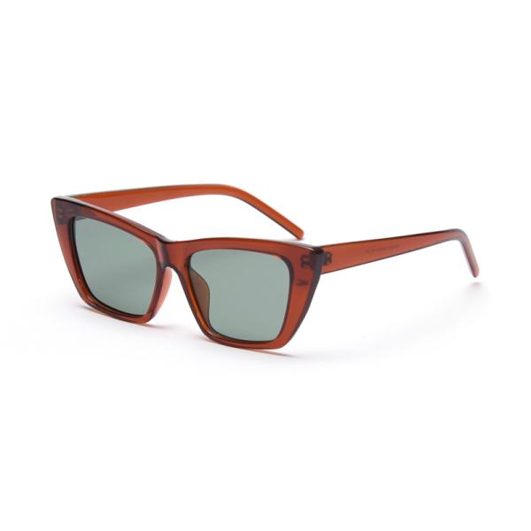 Fashion Trendy Women Sunglasses TR90 145MM Cat Eye On Round Face