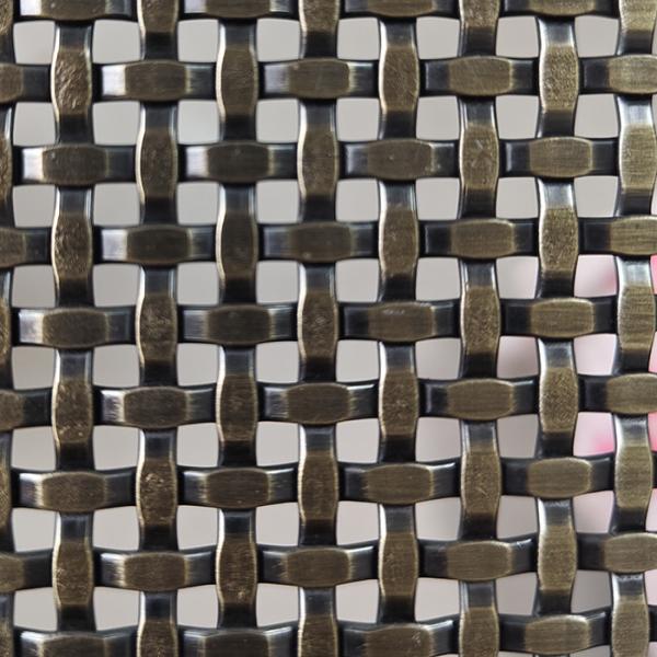 304 316 Stainless Steel Architectural Woven Mesh For Decoration Building Facades Ceiling