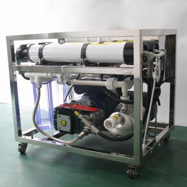 50LPH Seawater Ro System HMI Auto control 1000psi Working pressure